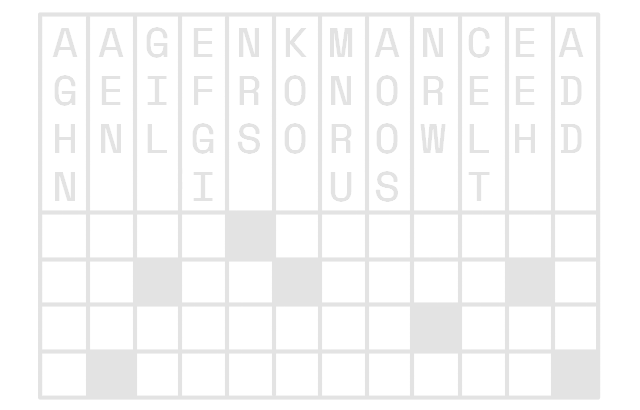 A quotefall puzzle.